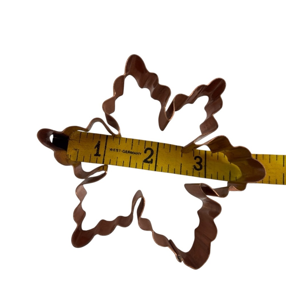 Christmas cookie cutters Lot 9 Large Vintage Heavyweight Copper Cookie Cutters - Picture 8 of 16